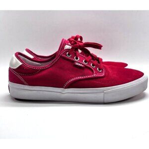 Vans Chima Ferguson Pro Mens Size 10.5 Racing Red Suede, Canvas Ultra Cush
